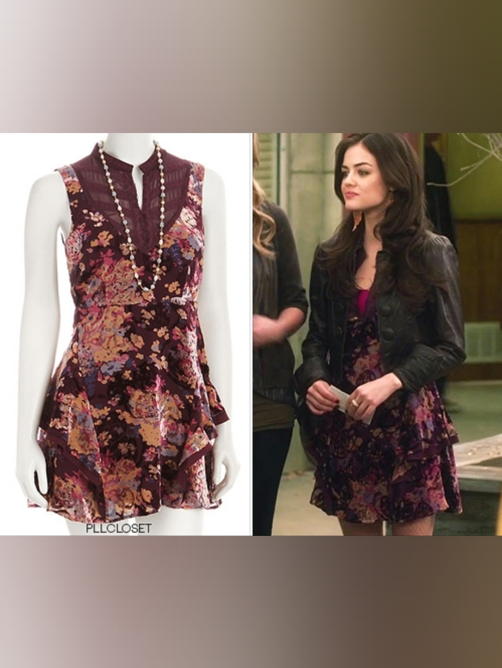 Free People Plum Lace Also Seen In Season 1 Pretty Little Liars - Picture 3 of 3